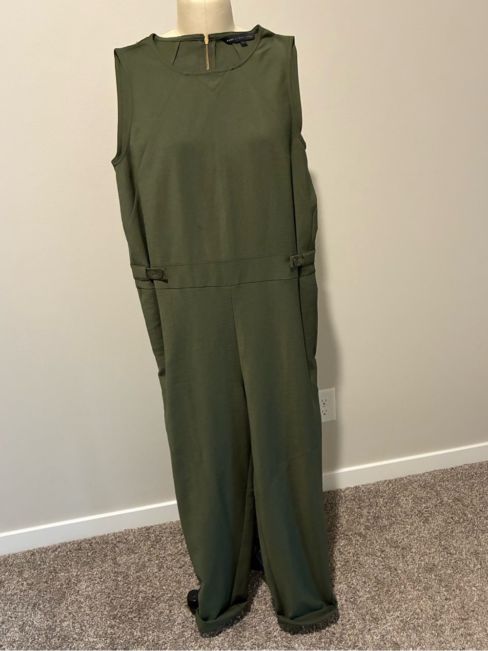 Vintage Marc by Marc Jacobs jumpsuit with button tabs.